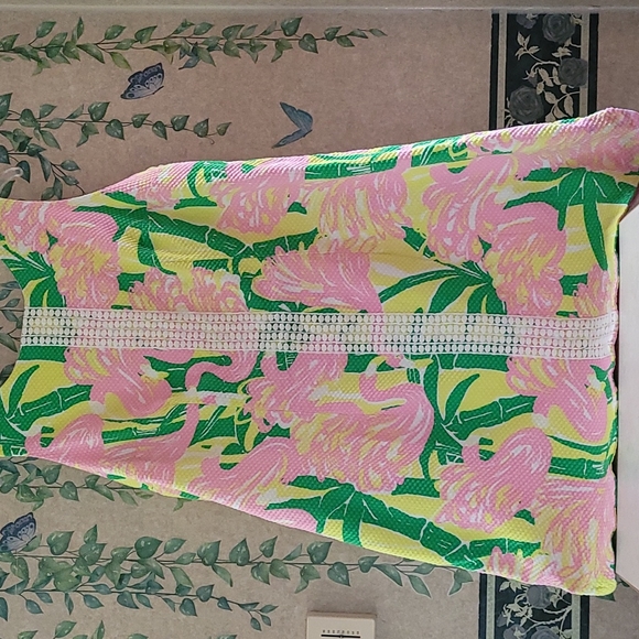 Cute! Lilly Pulitzer for Target flamingo pattern 20th Anniversary dress - Picture 1 of 14
